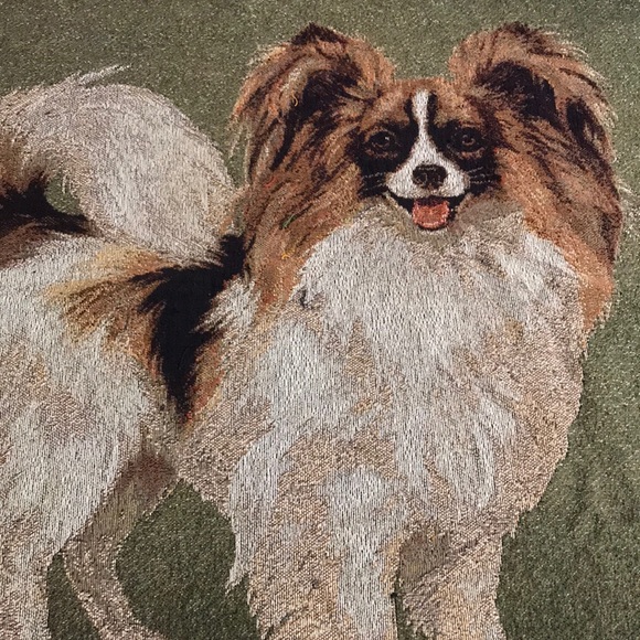 Linda Picken Papillon throw rug/Blanket  EUC - Picture 2 of 5